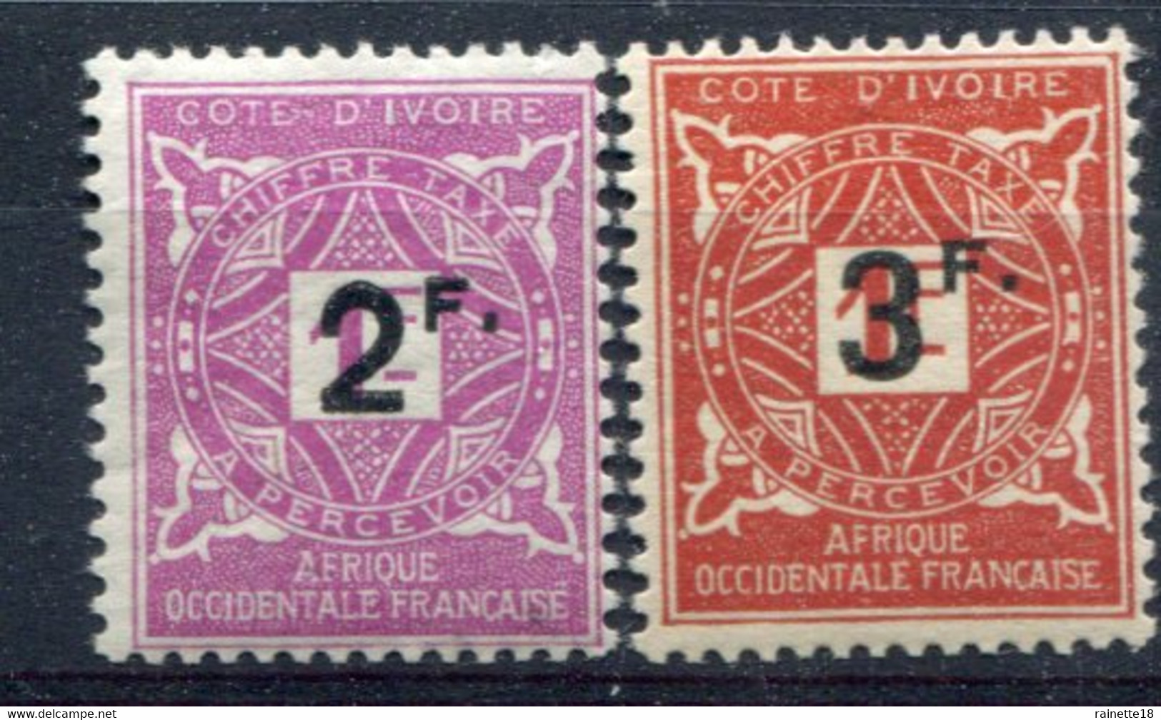 Cote D'Ivoire       Taxes 17/18  ** - Unused Stamps