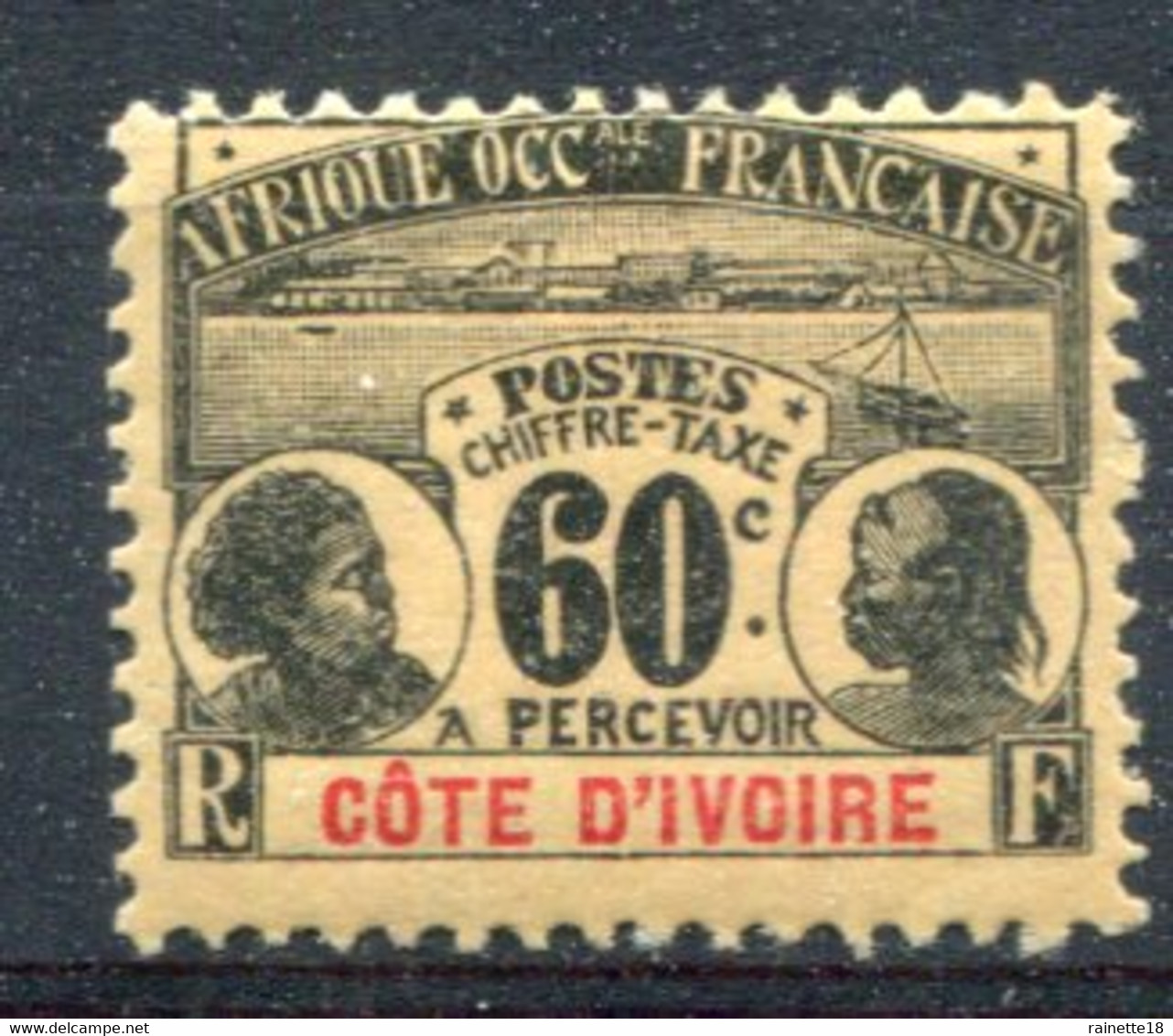 Cote D'Ivoire        Taxe  7 * - Neufs