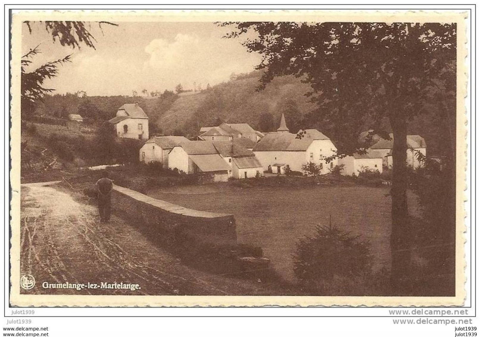 GRUMELANGE ..-- MARTELANGE ..-- 1939 Vers ARLON ( Mr Mme C. REDING ) . Voir Verso . - Martelange