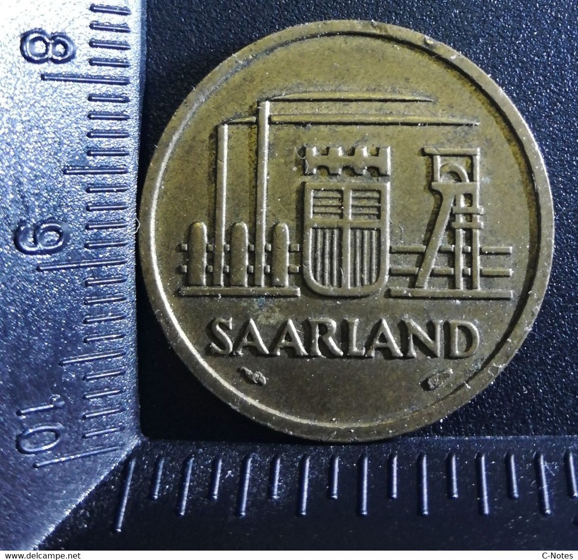 SAARLAND - 20 Franken 1954 Circulated VF+ - See Photos - Other & Unclassified