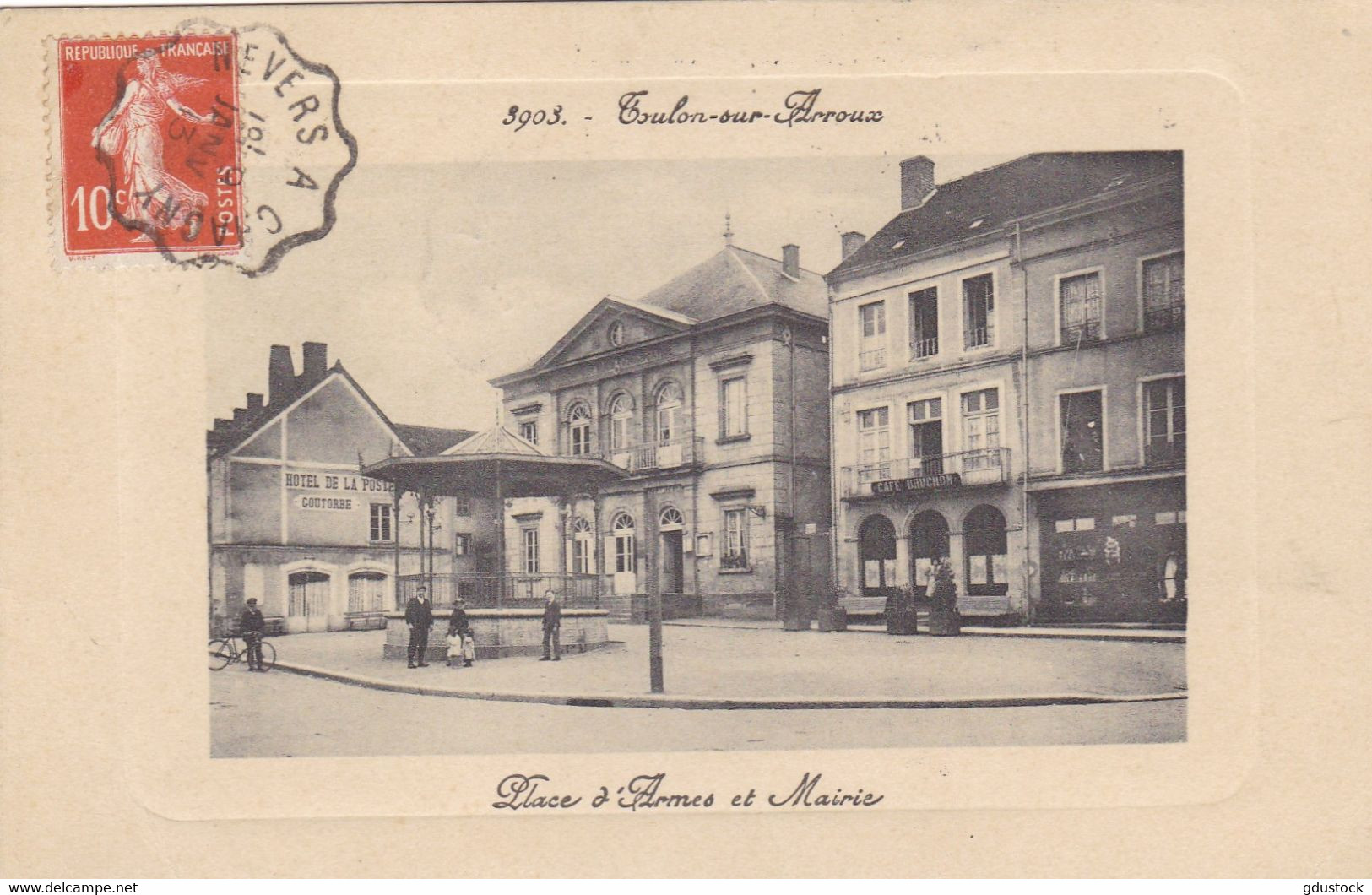 Saône-et-Loire - Toulon-sur-Arroux - Place D'Armes Et Mairie - Other & Unclassified