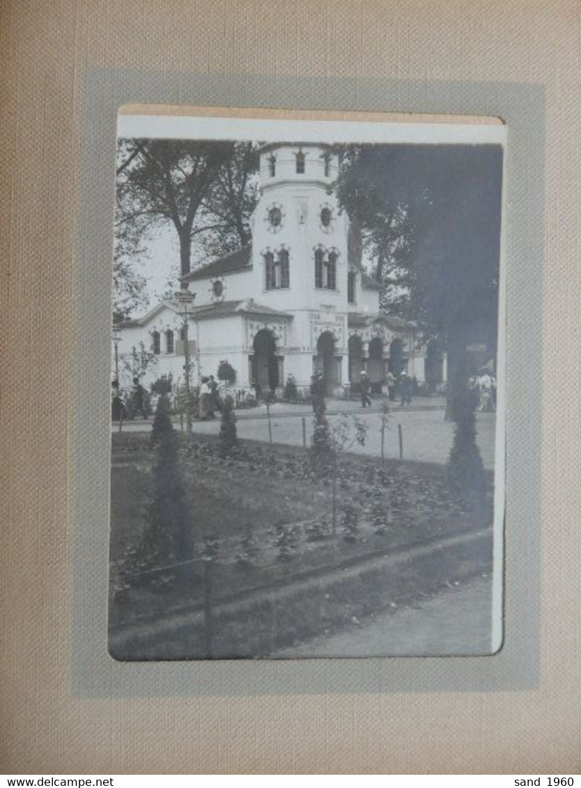Liège - Exposition 1905 - Album de 43 Photos - Format Photo: 12/9cm - Format Album: 17.5/14.5cm - Haut: 3.5cm - 45 Scans