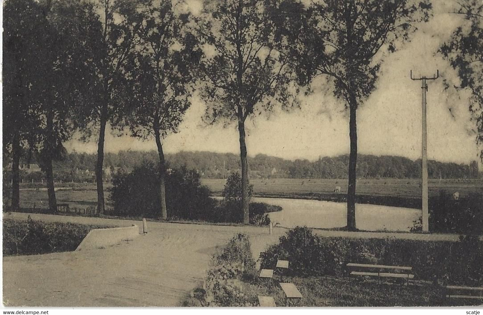 Deurle.   -    Panorama De La Lys.   -   L'Hôtel Du Rallye    -   1931   Naar   Bruges - Sint-Martens-Latem