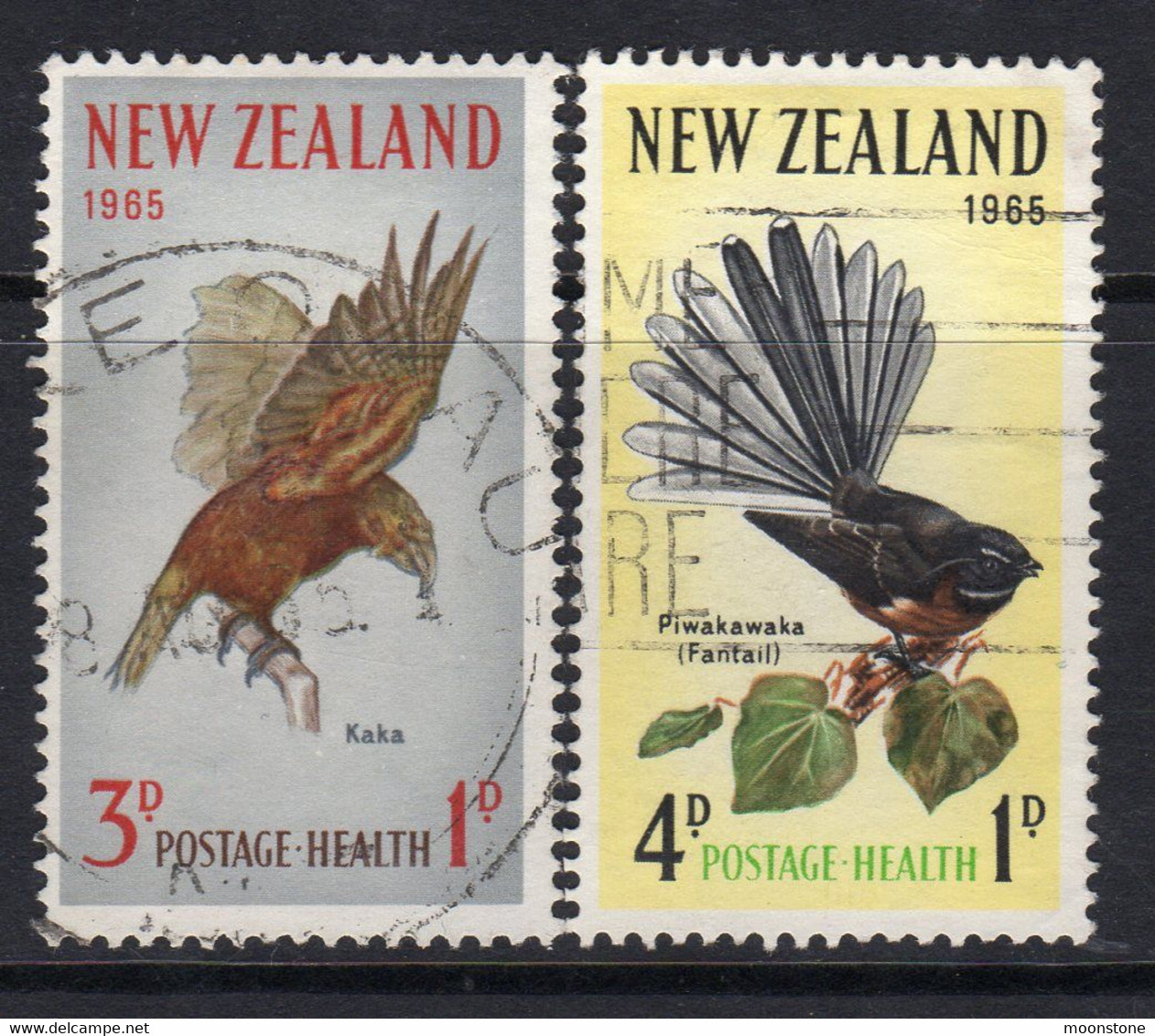 New Zealand 1965 Health Set Of 2, Used, SG 831/2 (A) - Usati