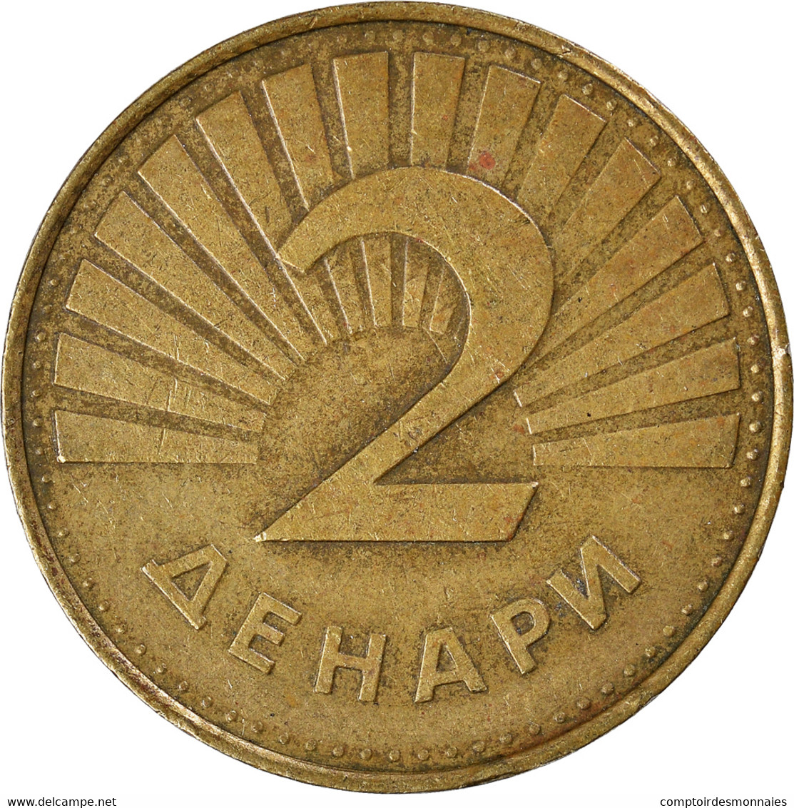 Monnaie, Macédoine, 2 Denari, 1993 - Noord-Macedonië