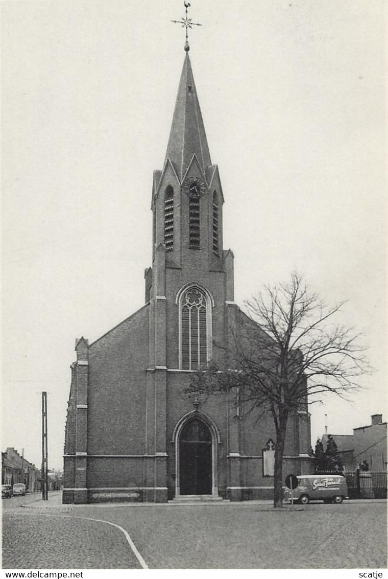 De Klinge-Ws.   -     Dorpsplaats Met Kerk   -   1964 - Sint-Gillis-Waas