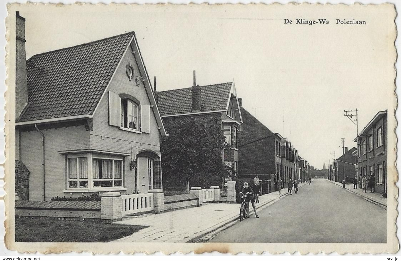 De Klinge-Ws.   -     Polenlaan.   -   1964    Naar   Amberloup - Sint-Gillis-Waas