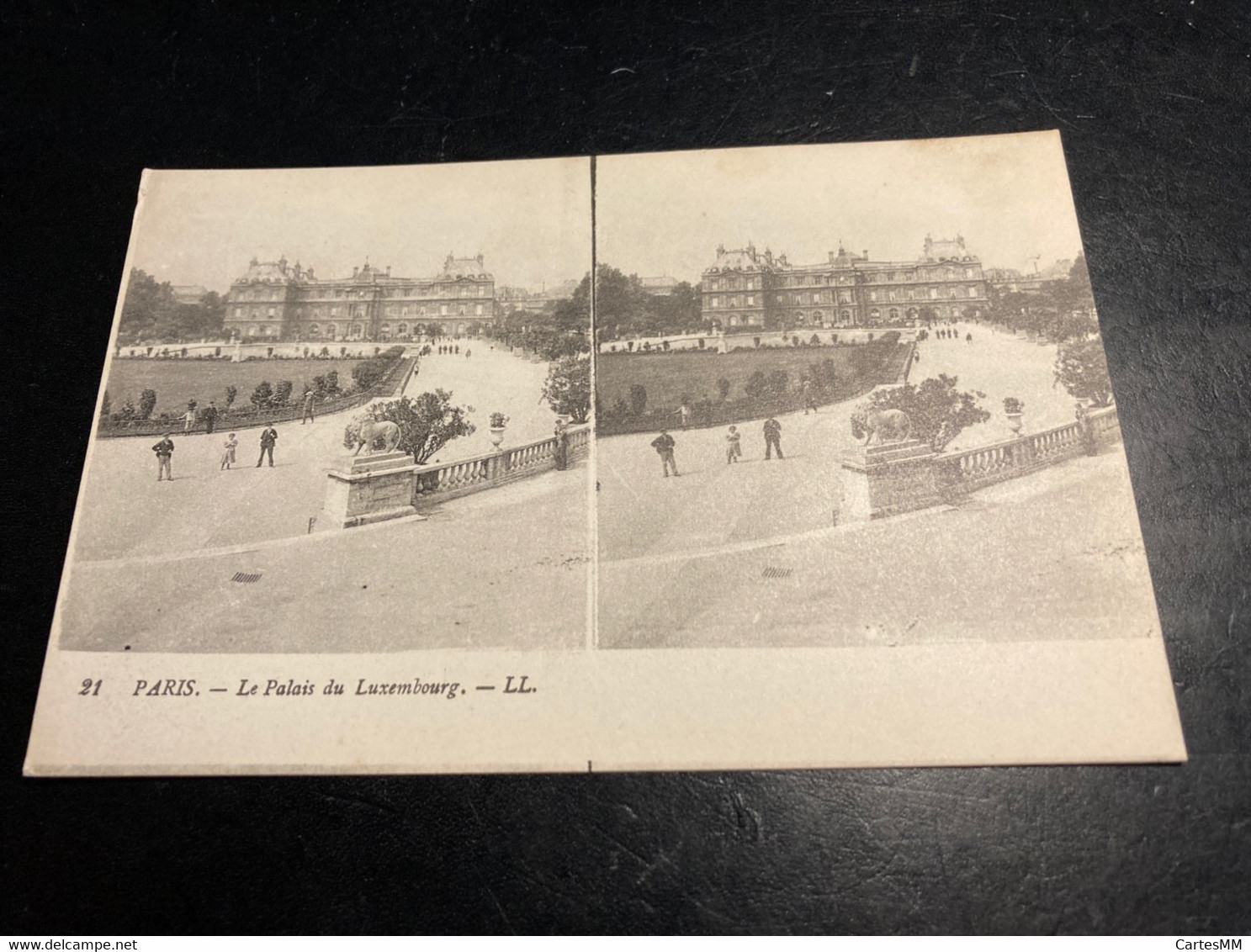 Paris RARE Carte Postale Stéréo Le Palais Du Luxembourg - Stereoskopie