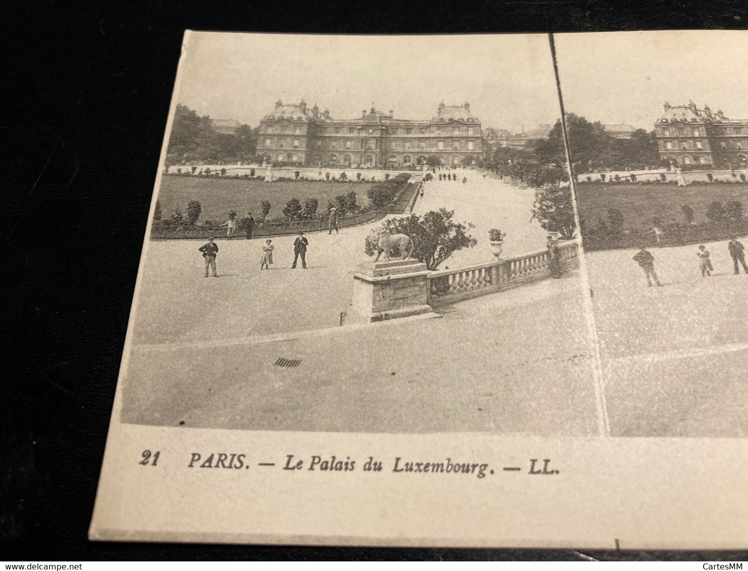 Paris RARE Carte Postale Stéréo Le Palais Du Luxembourg - Cartoline Stereoscopiche