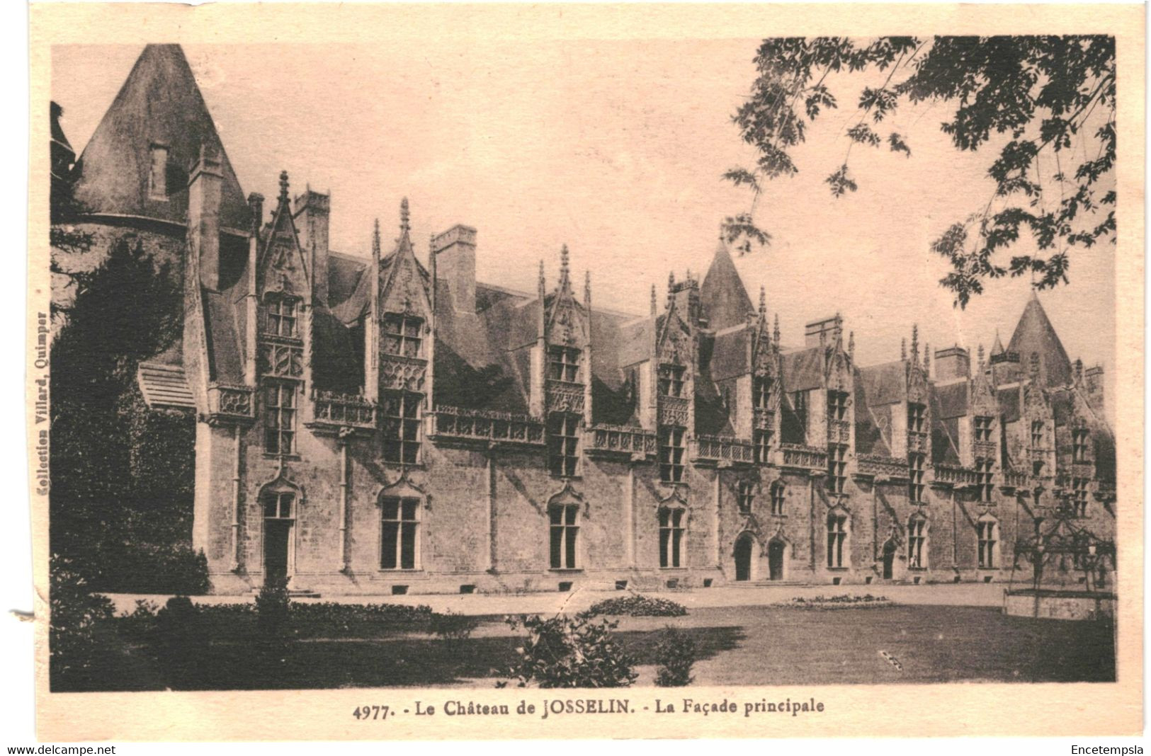 CPA Carte Postale France-Josselin- Le Château Façade Principale  VM46435 - Josselin