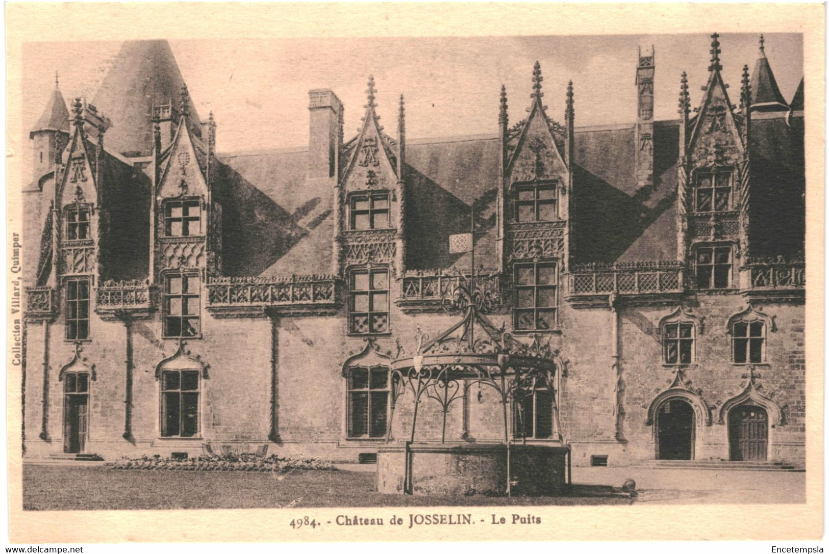 CPA Carte Postale France-Josselin- Le Château Le Puits  VM46436 - Josselin