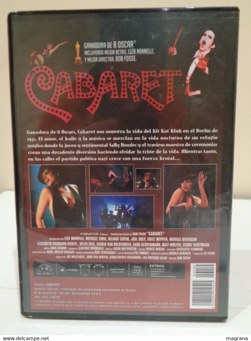 Película DVD. Cabaret. Dirigida Por Bob Fosse En Creative Films. Protagonistas Michael York, Liza Minelli. 1972. - Klassiekers