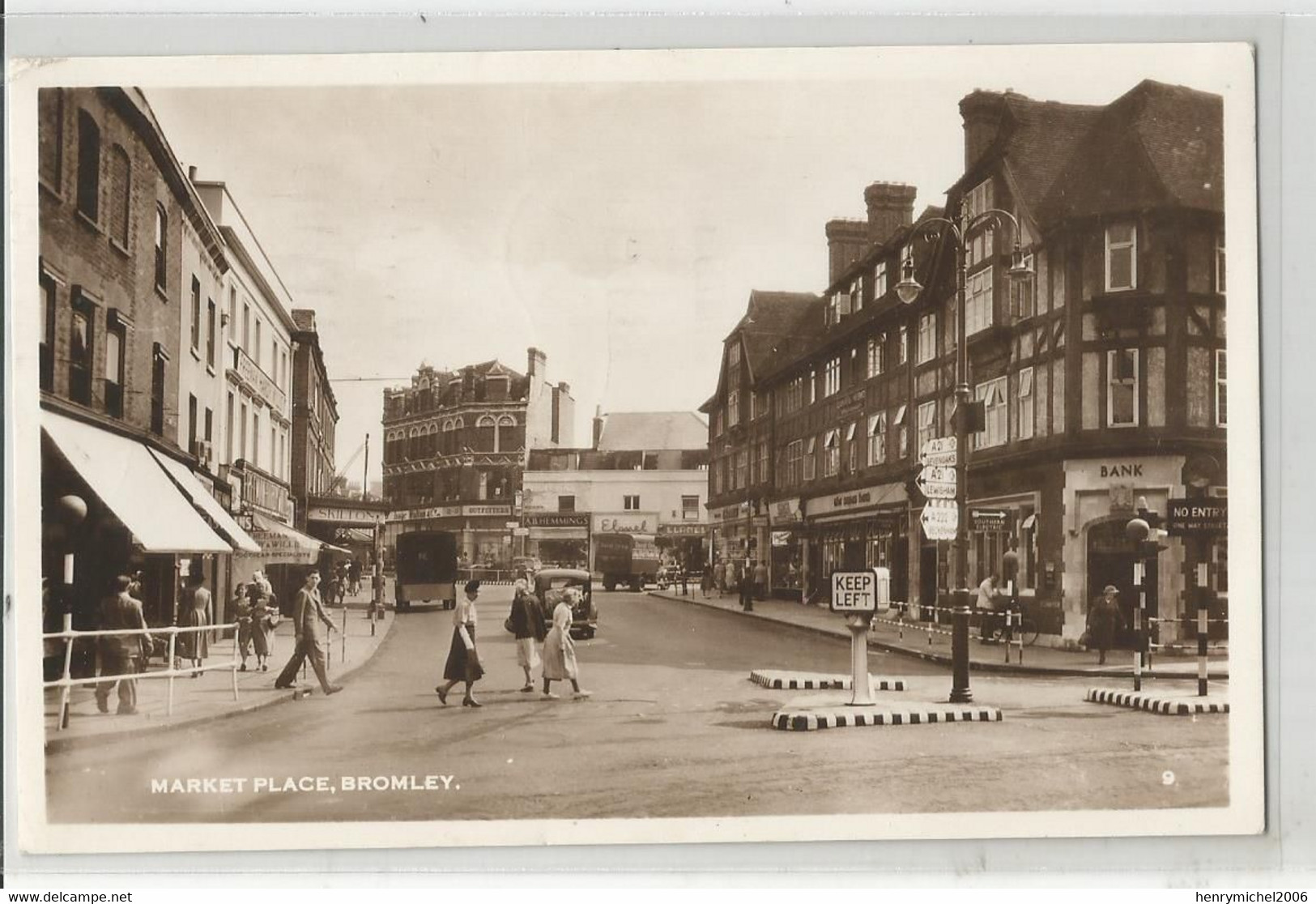 Angleterre Kent Bromley Market Place 1960 - Otros & Sin Clasificación