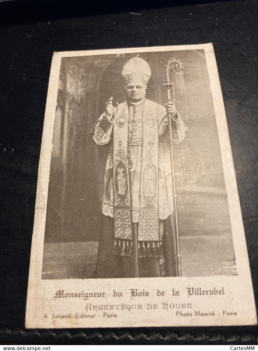 France Rouen Monseigneur Du Bois De La Villerabel Photo Mascré - Partis Politiques & élections