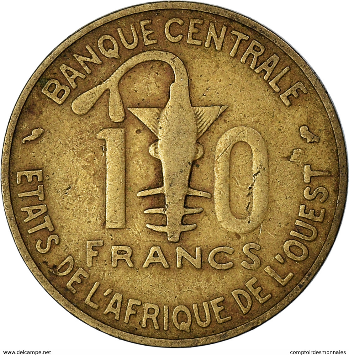 Monnaie, Communauté économique Des États De L'Afrique De L'Ouest, 10 Francs - Ivory Coast