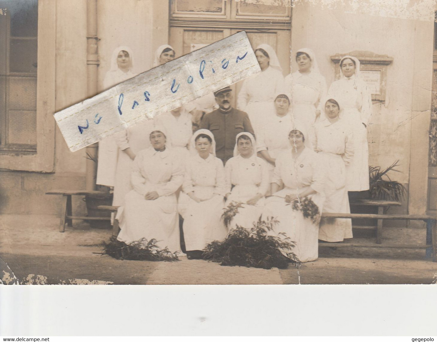 PERPIGNAN - L' Hôpital Militaire En 1919? ( Carte Photo ) - Perpignan
