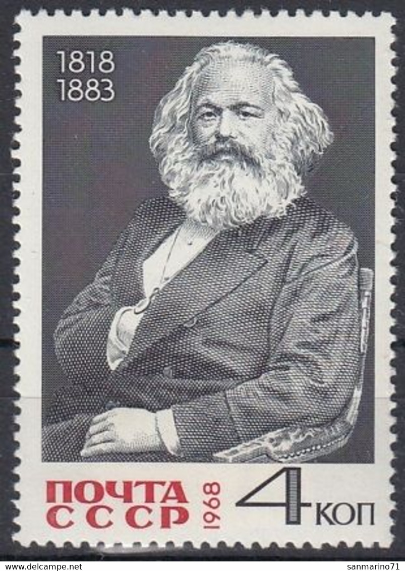 USSR 3487,unused - Karl Marx