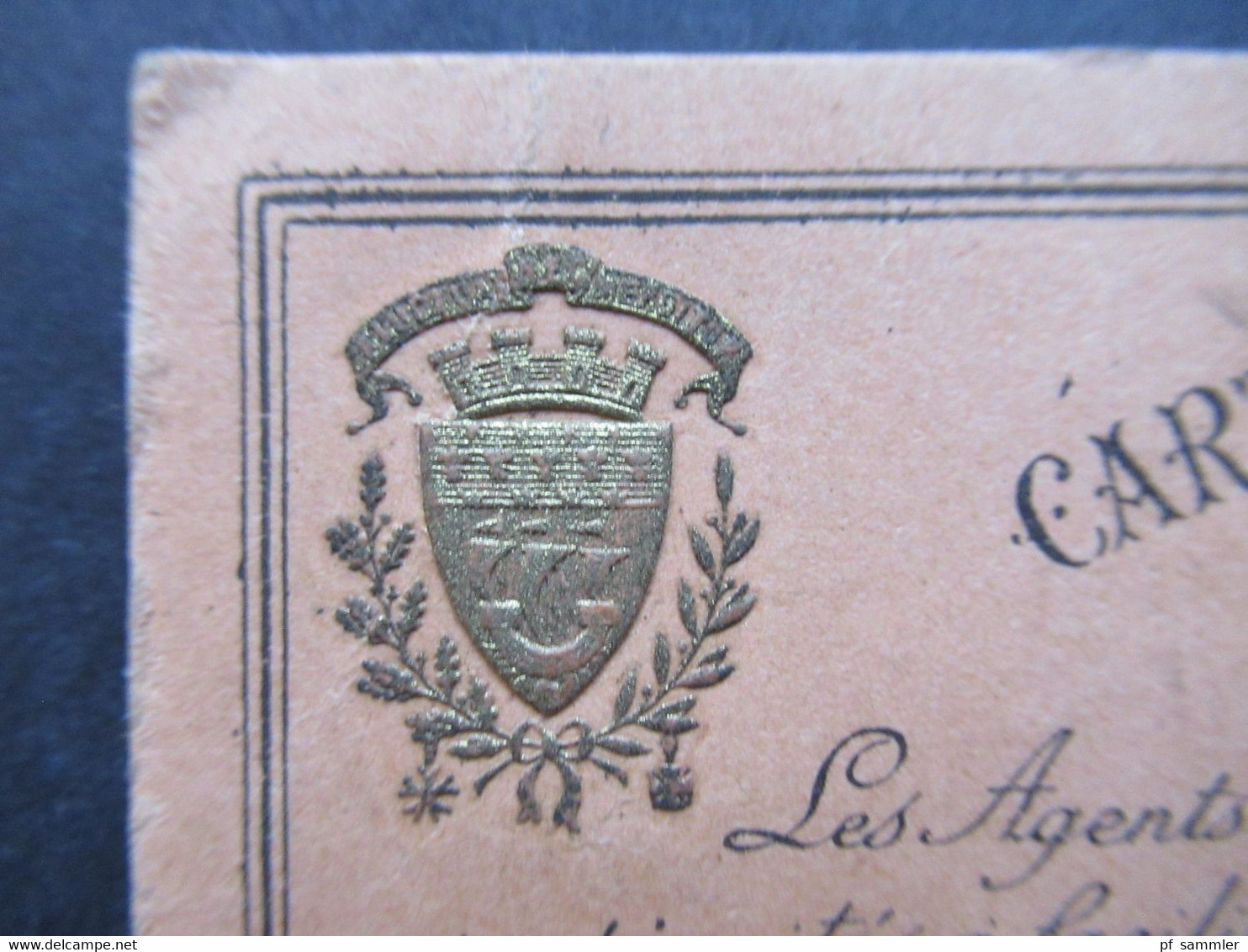 Frankreich 1939 Carte De Circulation De La Voiture / Auto De Monsieur Baron Brincard President De Credit Lyonnais - Historical Documents