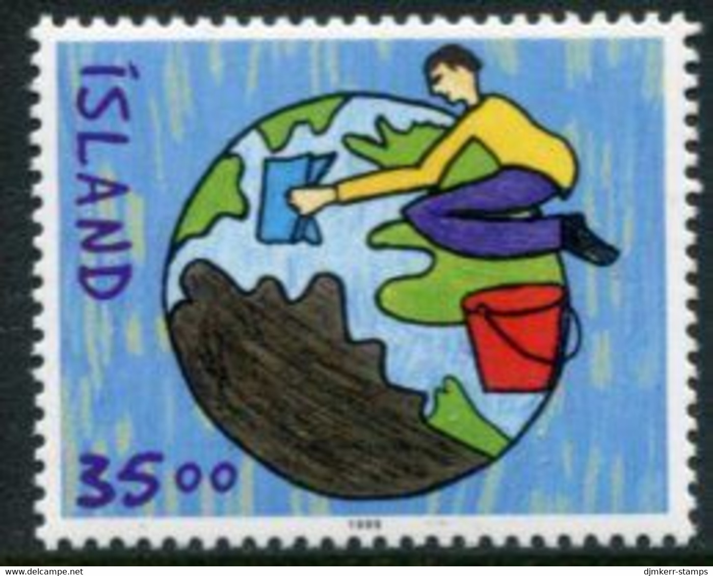 ICELAND 1999 Children's Stamp Design Competition  MNH / **.  Michel 927 - Neufs