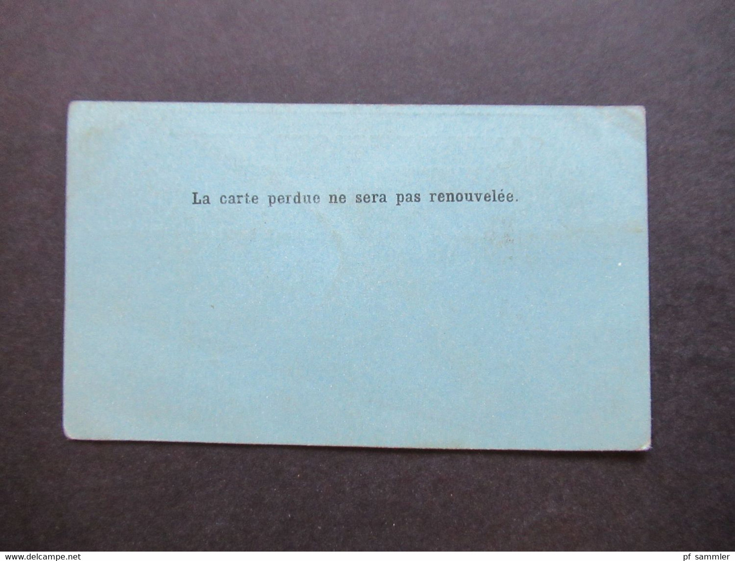 Frankreich Carte De Circulation De La Voiture / Auto Avec Autorisation De Stationnement Le Prefet De Police Unterschrift - Historical Documents