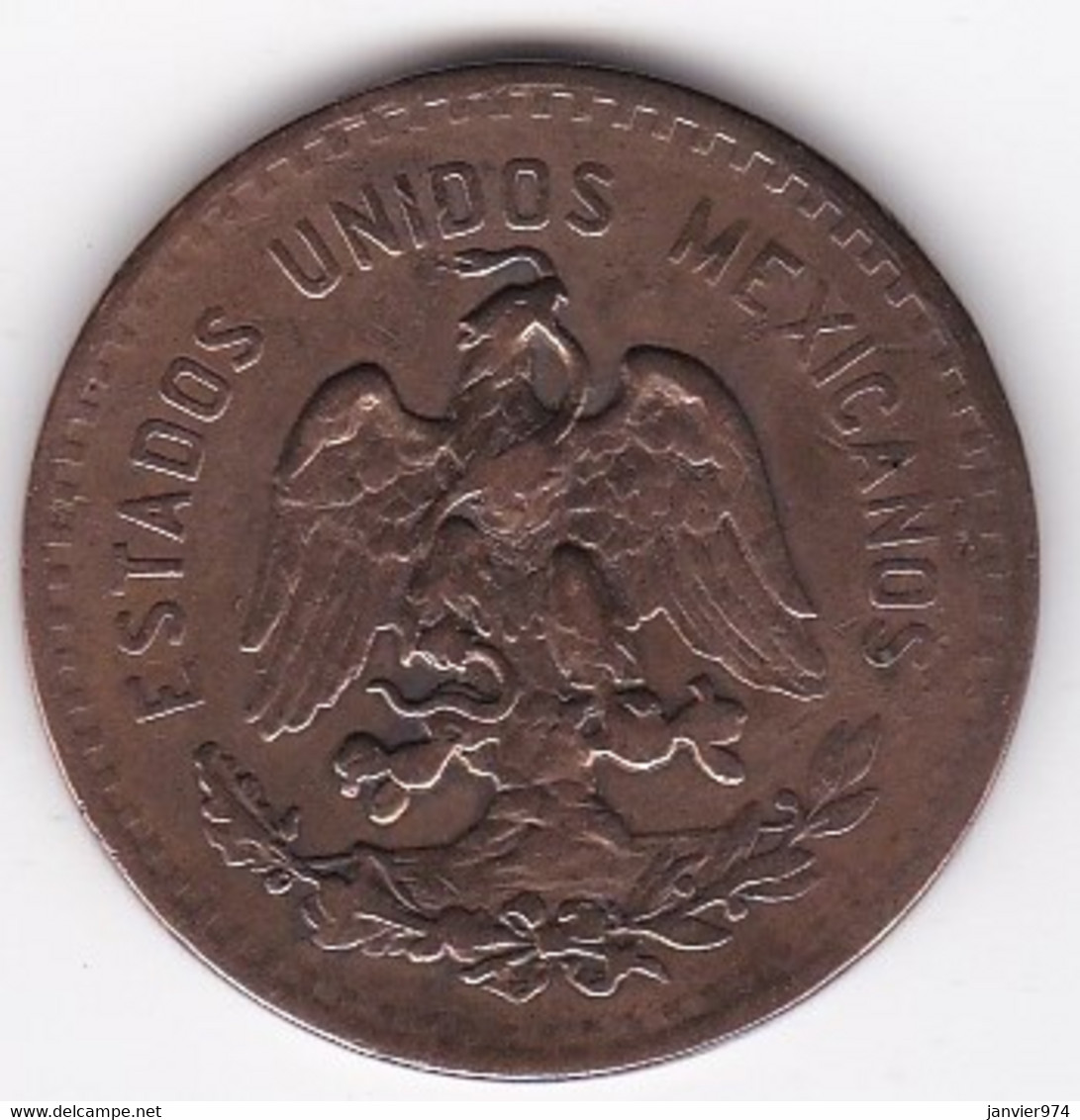 Mexique 5 Centavos 1915 Mo, En Cuivre, KM# 422 - Mexique