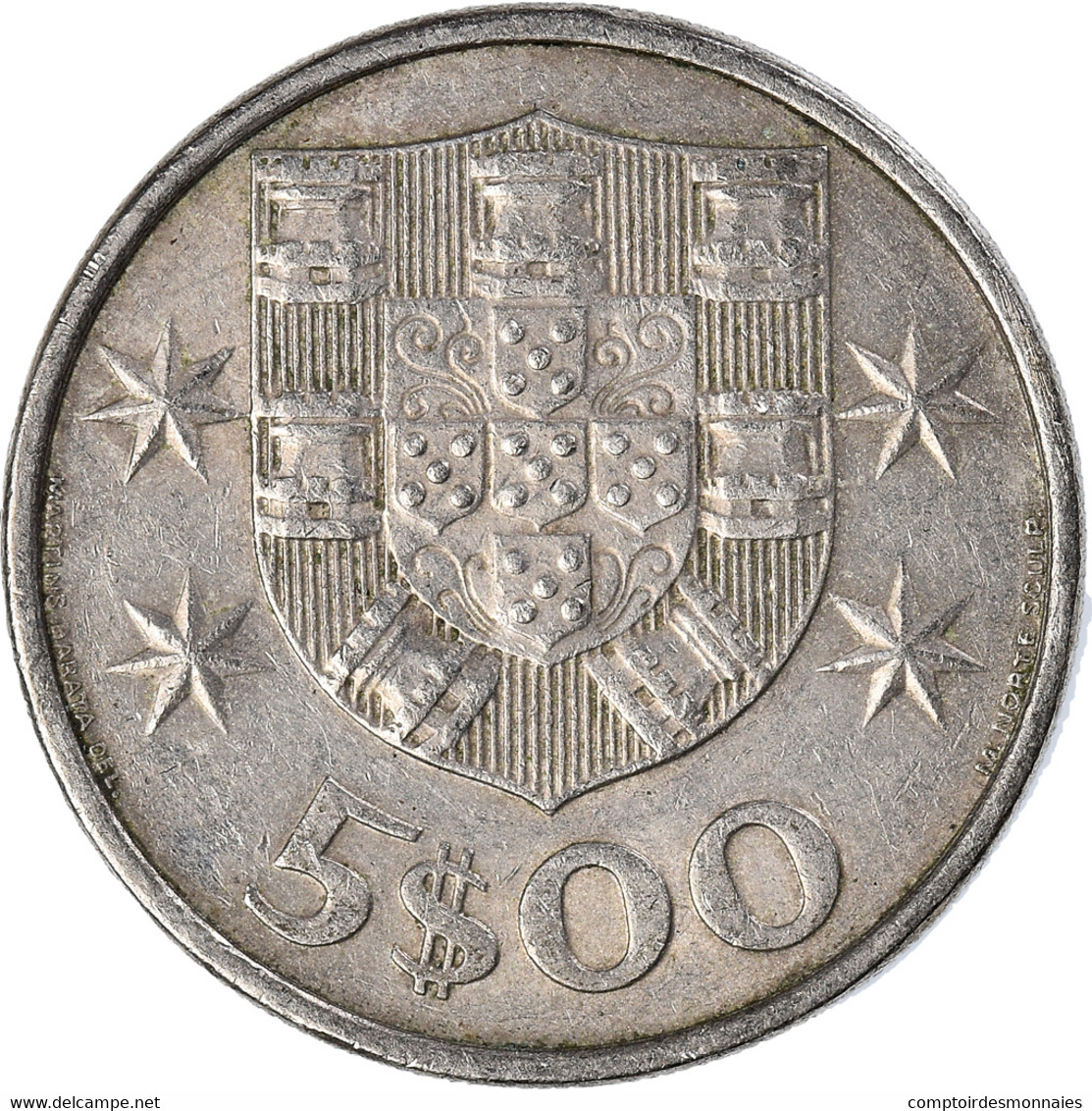 Monnaie, Portugal, 5 Escudos, 1979 - Portugal
