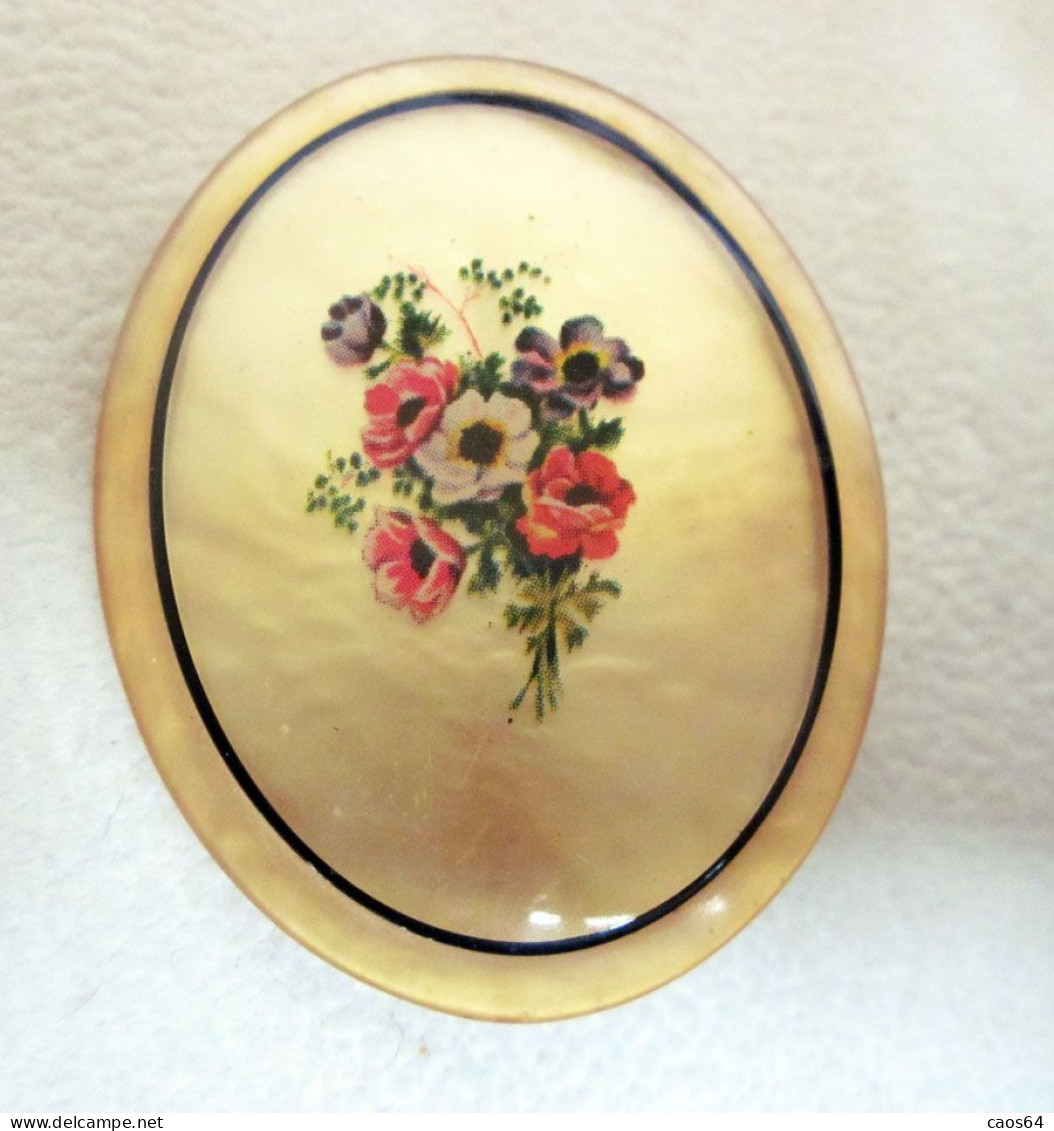 Fiori     Spilla VINTAGE Bigiotteria H 4,5 Cm Plastic - Broches