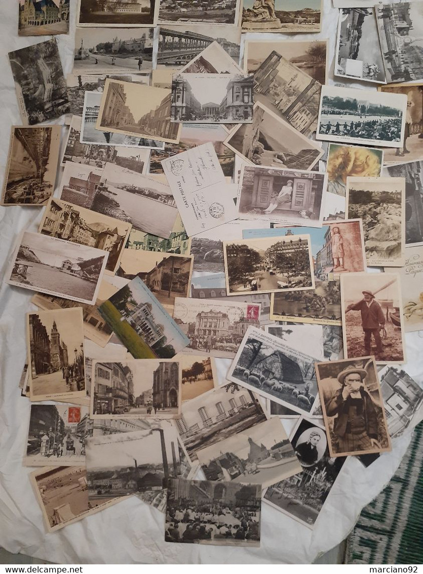 Interessant Lot De 120 Cartes Postales Anciennes - 100 - 499 Cartes