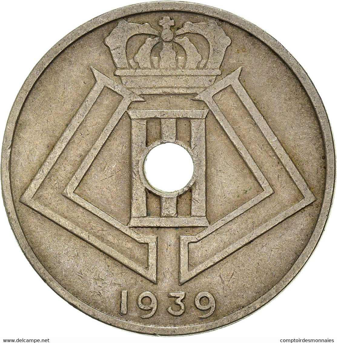 Monnaie, Belgique, 25 Centimes, 1939 - 25 Centesimi