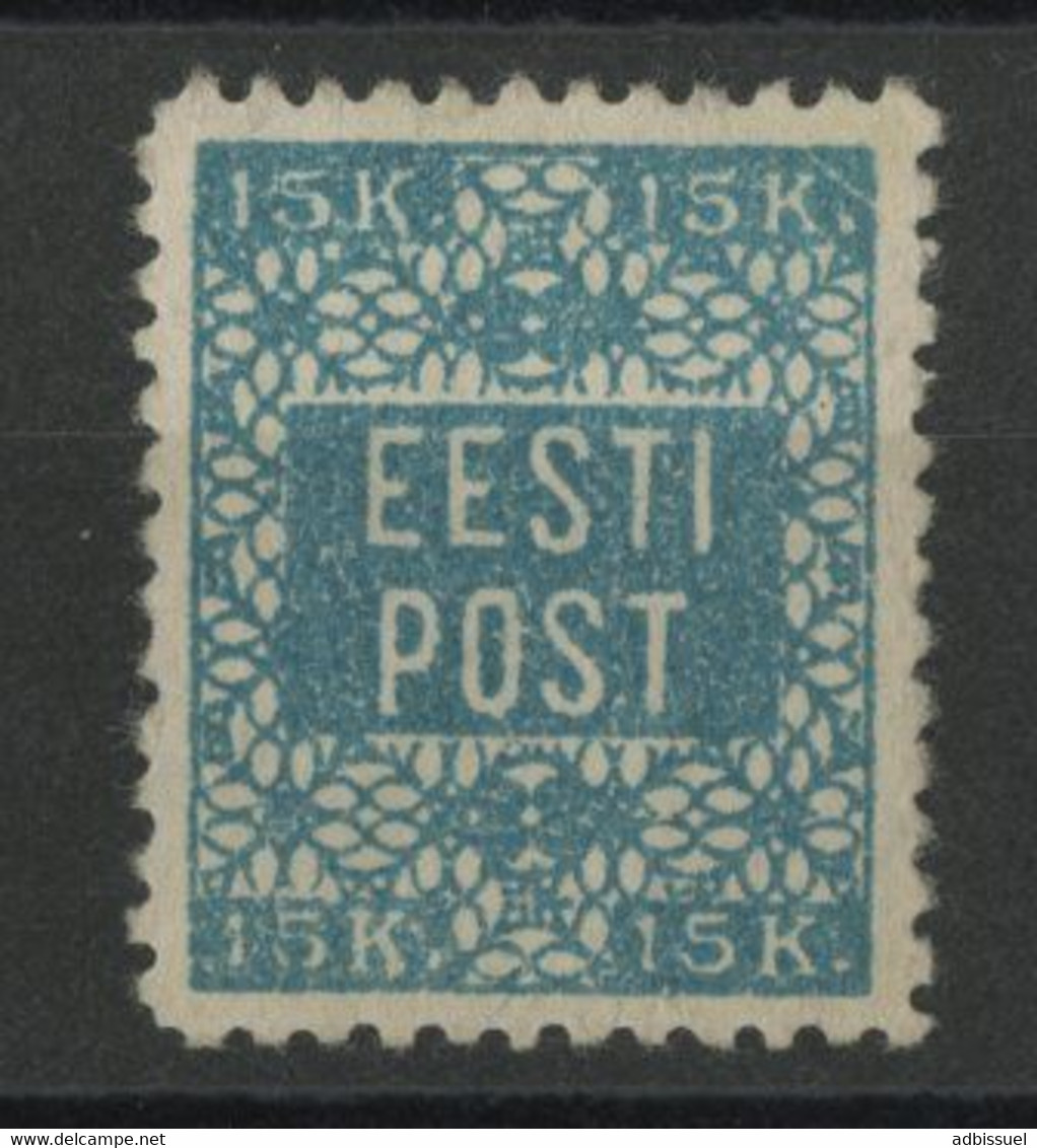 ESTONIE / EESTI N° 5 (Mi 2 A) Cote 100 € Neuf * (MH) TB - Estonia