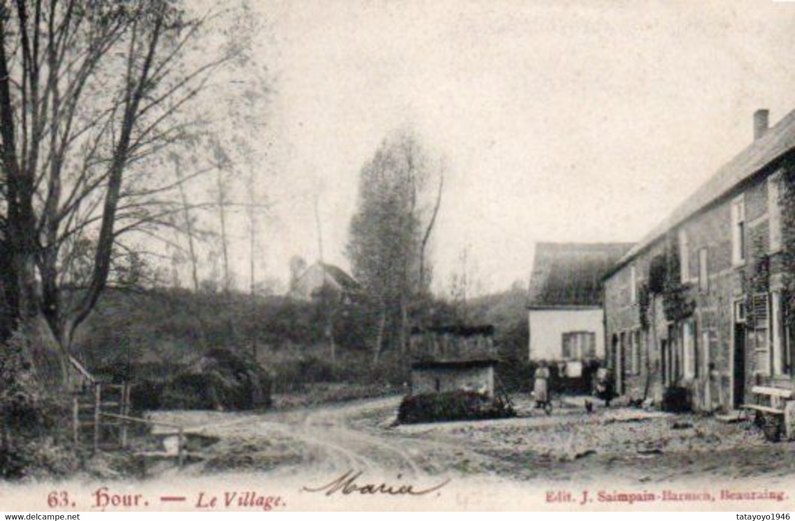 Hour  Le Village Animée Voyagé En 1907 - Houyet