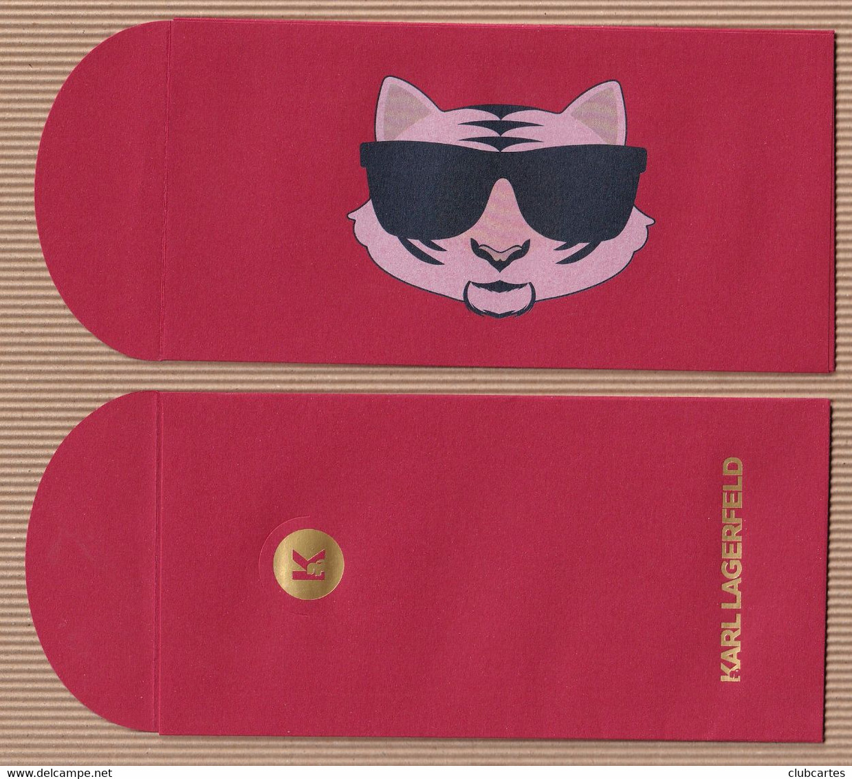 Chinese New Year CNY 'KARL LAGERFELD' 2022 YEAR Of The TIGER' CHINOIS Red Pockets Chinois! - Modernes (à Partir De 1961)