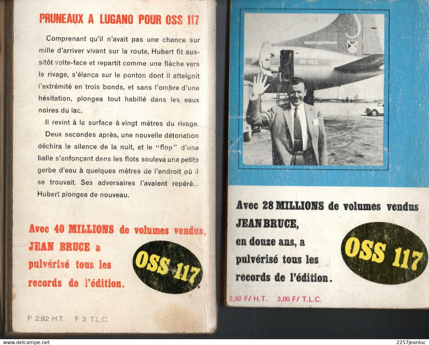 Lot De 2 Romans De J Bruce OSS 117  Editions Presses De La Cité 1965/67 - Presses De La Cité