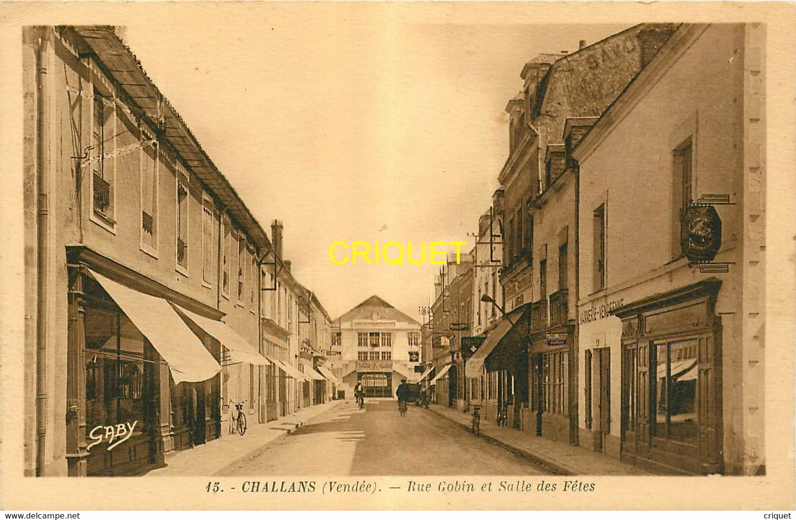 85 Challans, Rue Gobin Et Salle Des Fêtes - Challans
