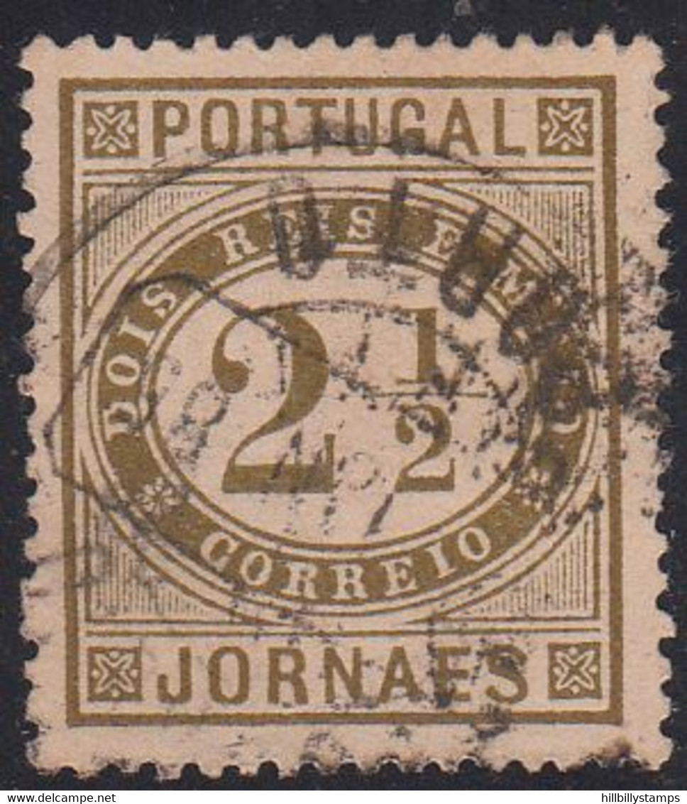 PORTUGAL  SCOTT NO P1   USED     YEAR  1876 - Oblitérés