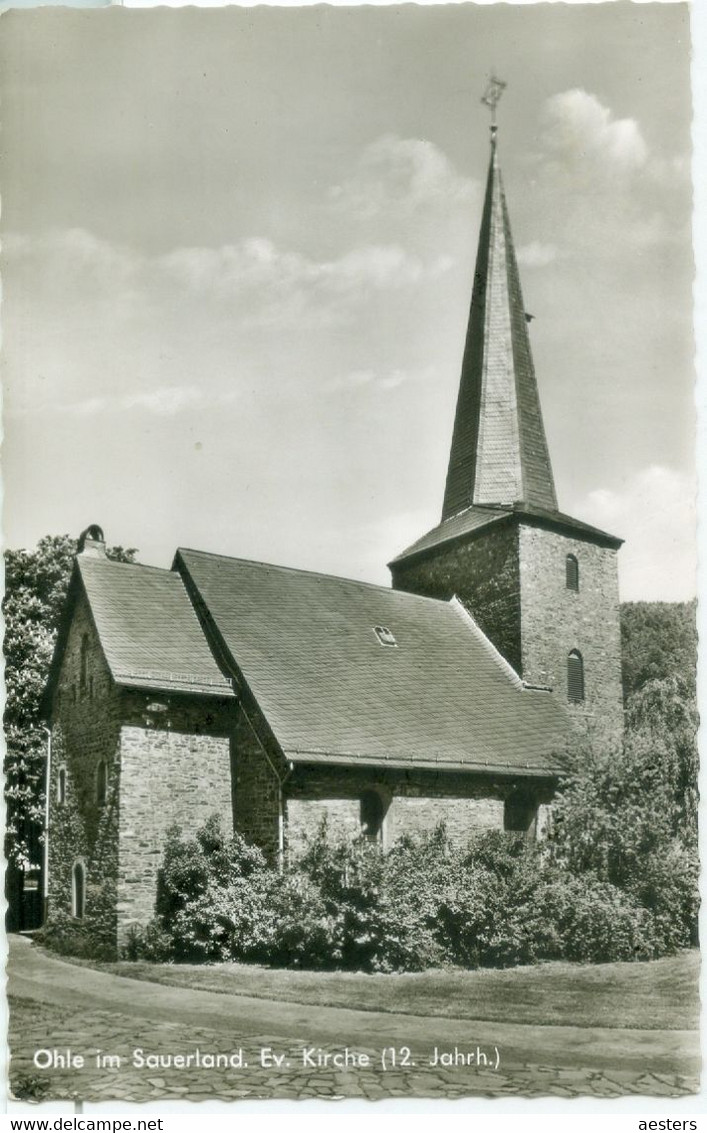 Ohle Im Sauerland; Ev. Kirche - Nicht Gelaufen. (Hans Henneke - Ohle) - Plettenberg