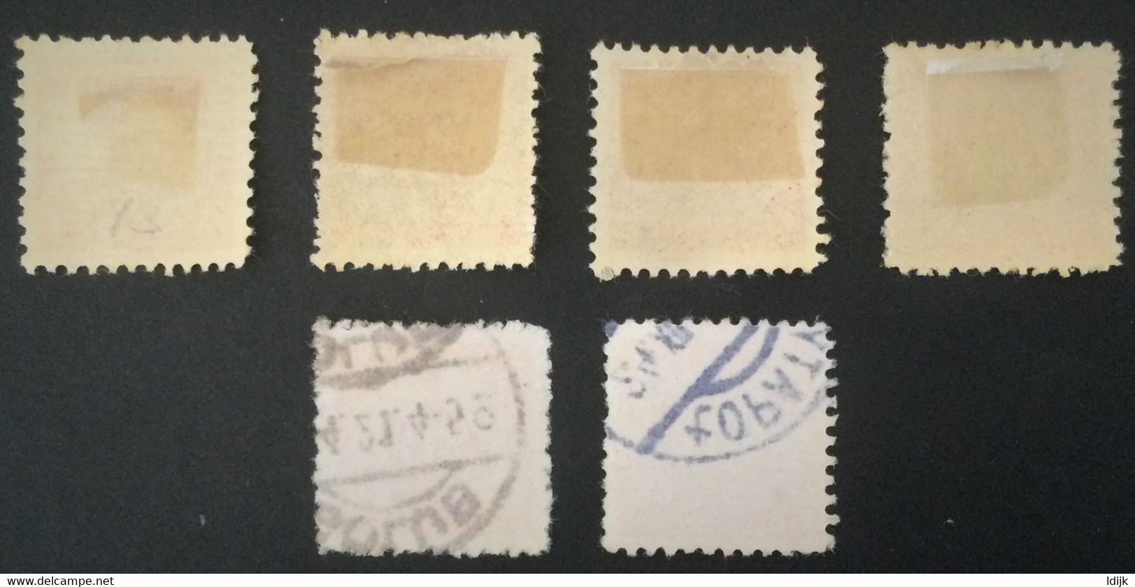 1919 Portomarken Mi. 22*), 23*), 24*), 25*), 27, 28 - Postage Due