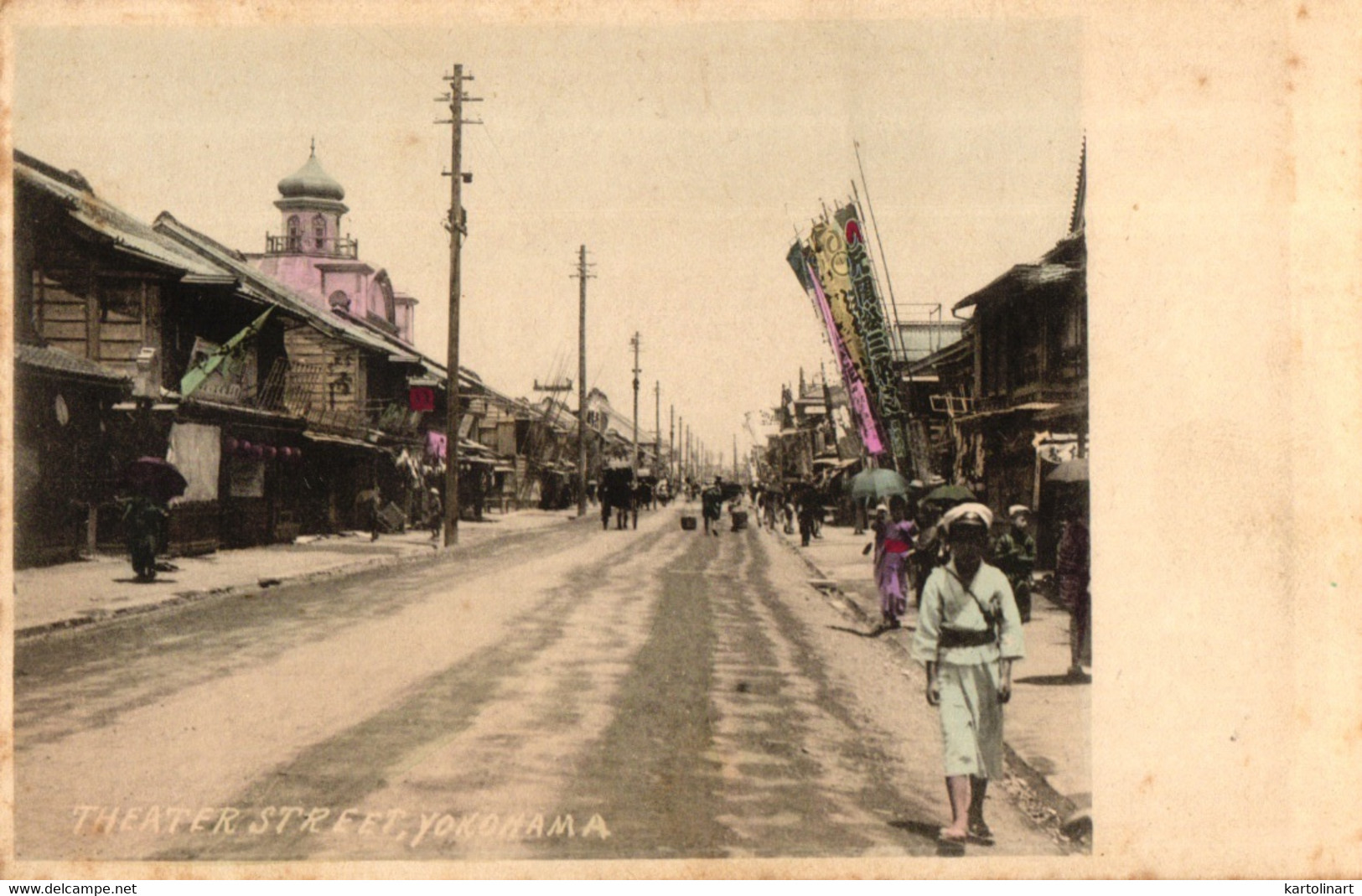 JAPON, JAPAN, THEATER STREET, YOKOHAMA - Yokohama