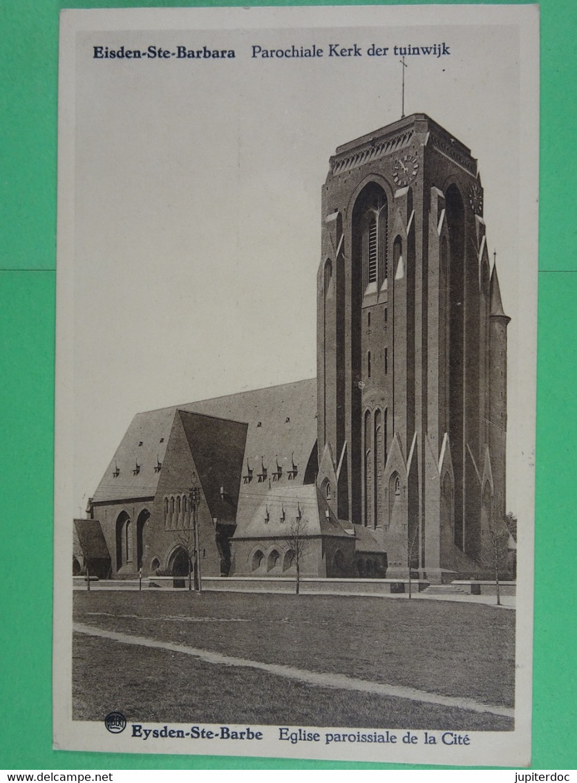 Eisden-Ste-Barbara Parochiale Kerk Der Tuinwijk Eysden-Ste-Barbe Eglise Paroissiale De La Cité - Maasmechelen