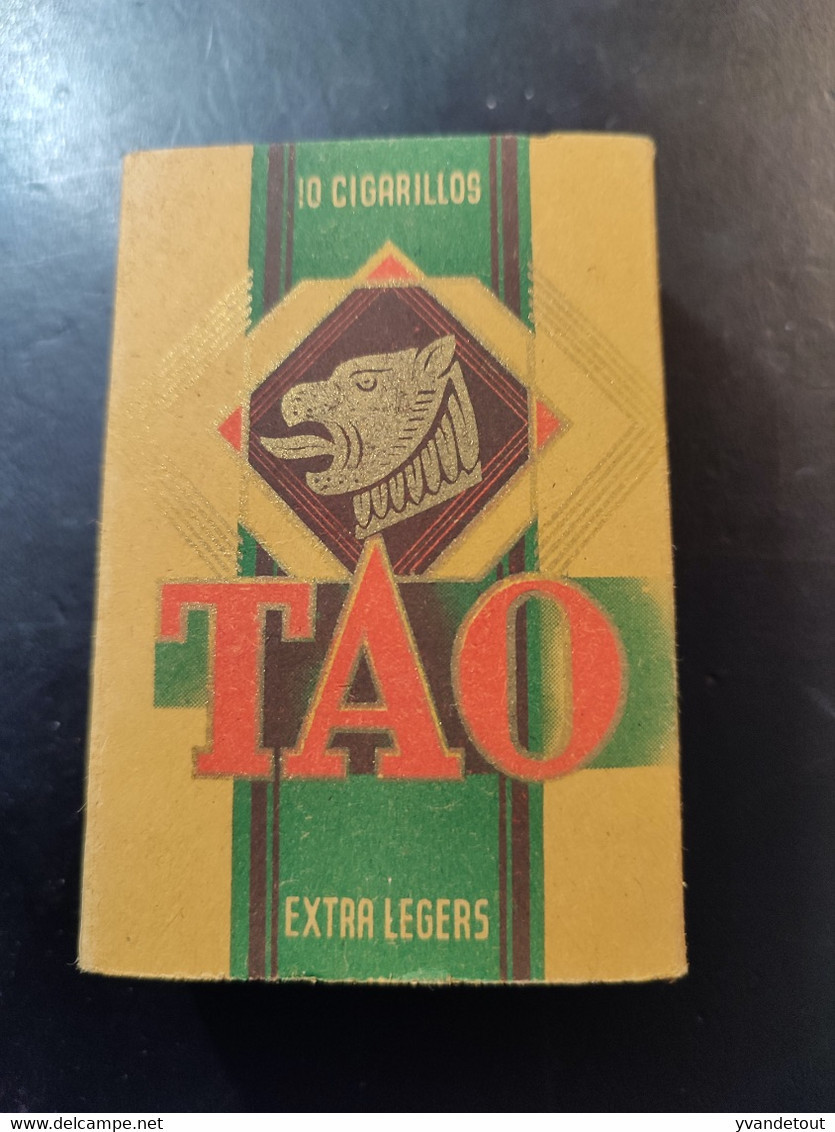 Boite Complète De 10 Cigarillos. TAO Extra. Belgique. Tabac. - Altri & Non Classificati