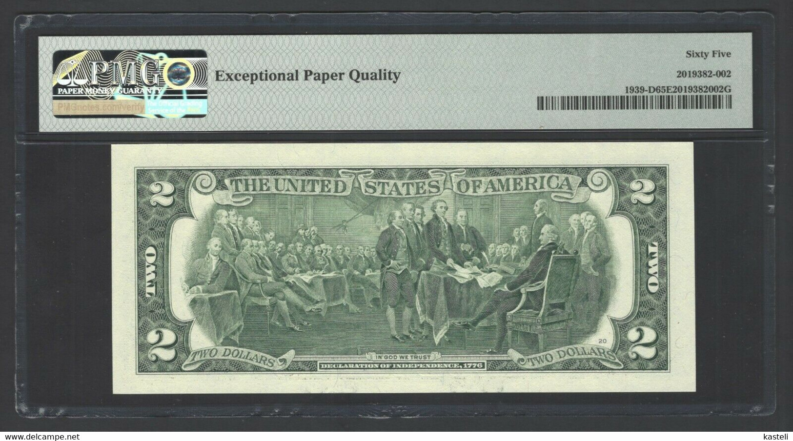 USA  United States Of America  2 $  2009 - Billetes De Estados Unidos (1928-1953)