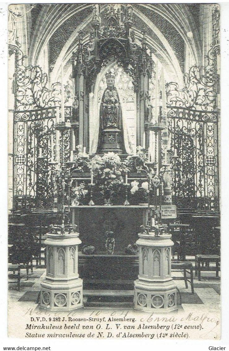 ALSEMBERG - Beerse - Mirakuleus Beeld Van O.L V. Van  Alsemberg   - D.V.D. 9282 - Beersel