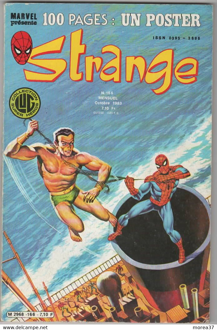 Strange   N° 166 Mensuel  Sans Poster   MARVEL LUG   CF - Strange