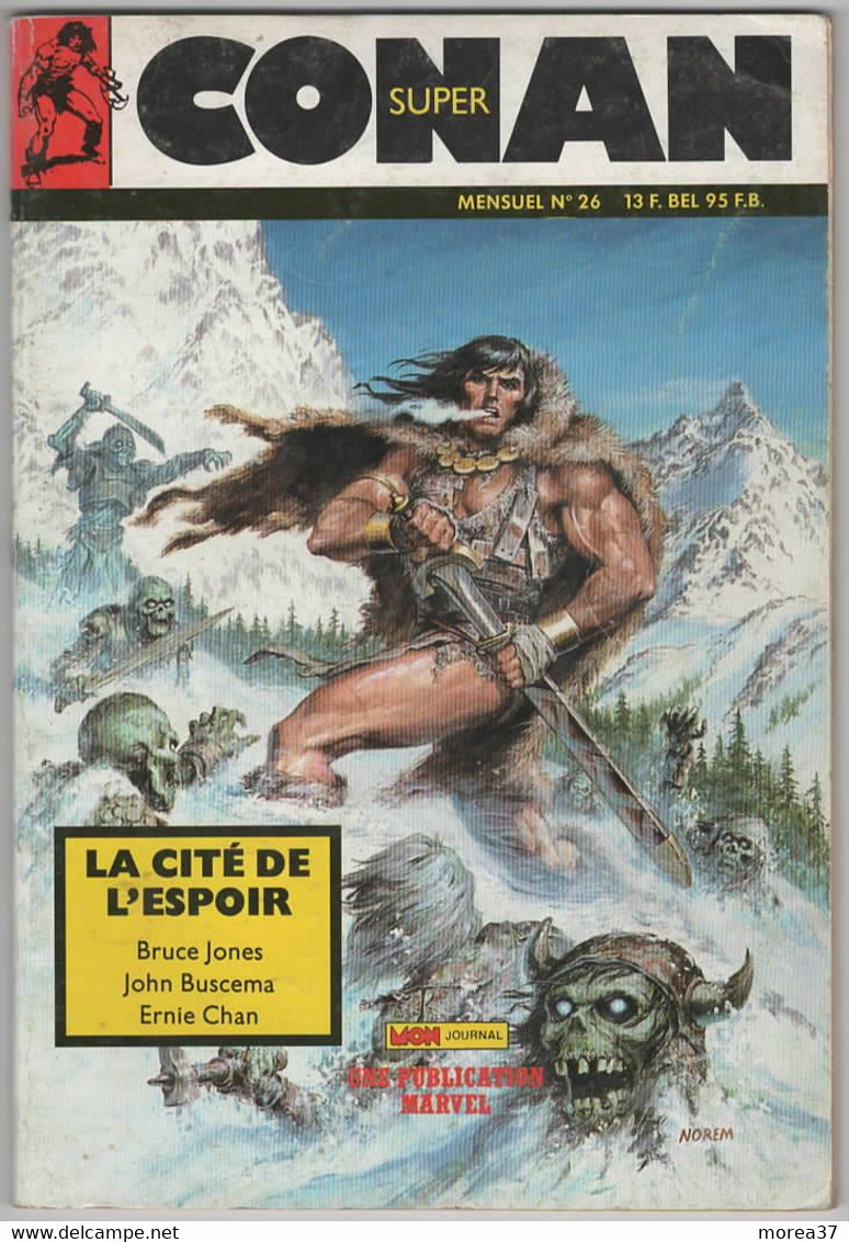 Super CONAN  Mensuel N°26   Mon Journal    CF - Conan