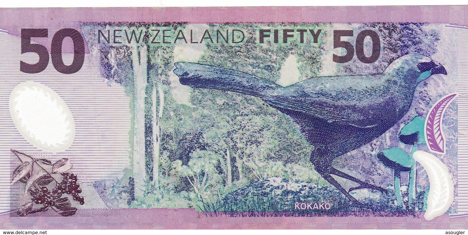 NEW ZEALAND 50 DOLLARS ND 1999 AU P-188a (free Shipping Via Registered Air Mail) - Nouvelle-Zélande