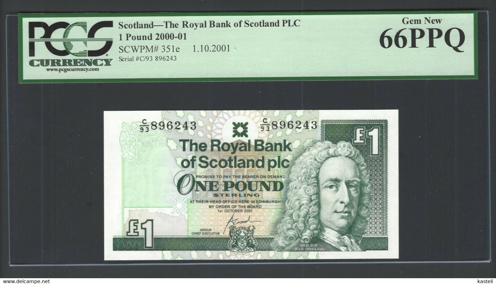 SCOTLAND  1  Pound  2000 - 1 Pound