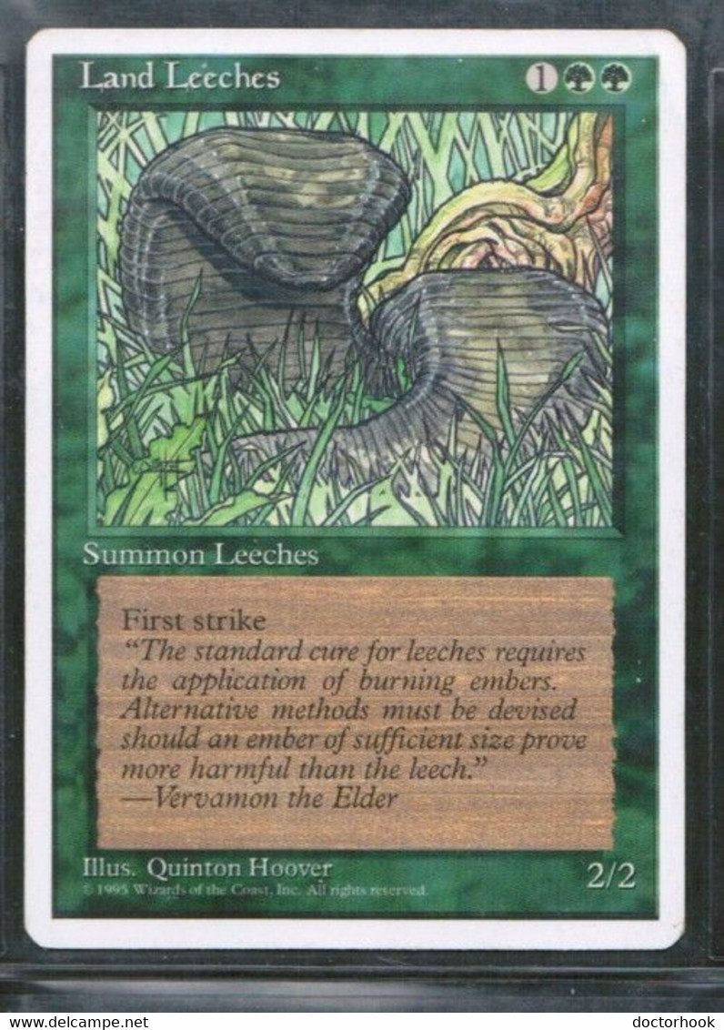 MAGIC The GATHERING  "Land Leechs"---4th EDITION (MTG--149-2) - Other & Unclassified