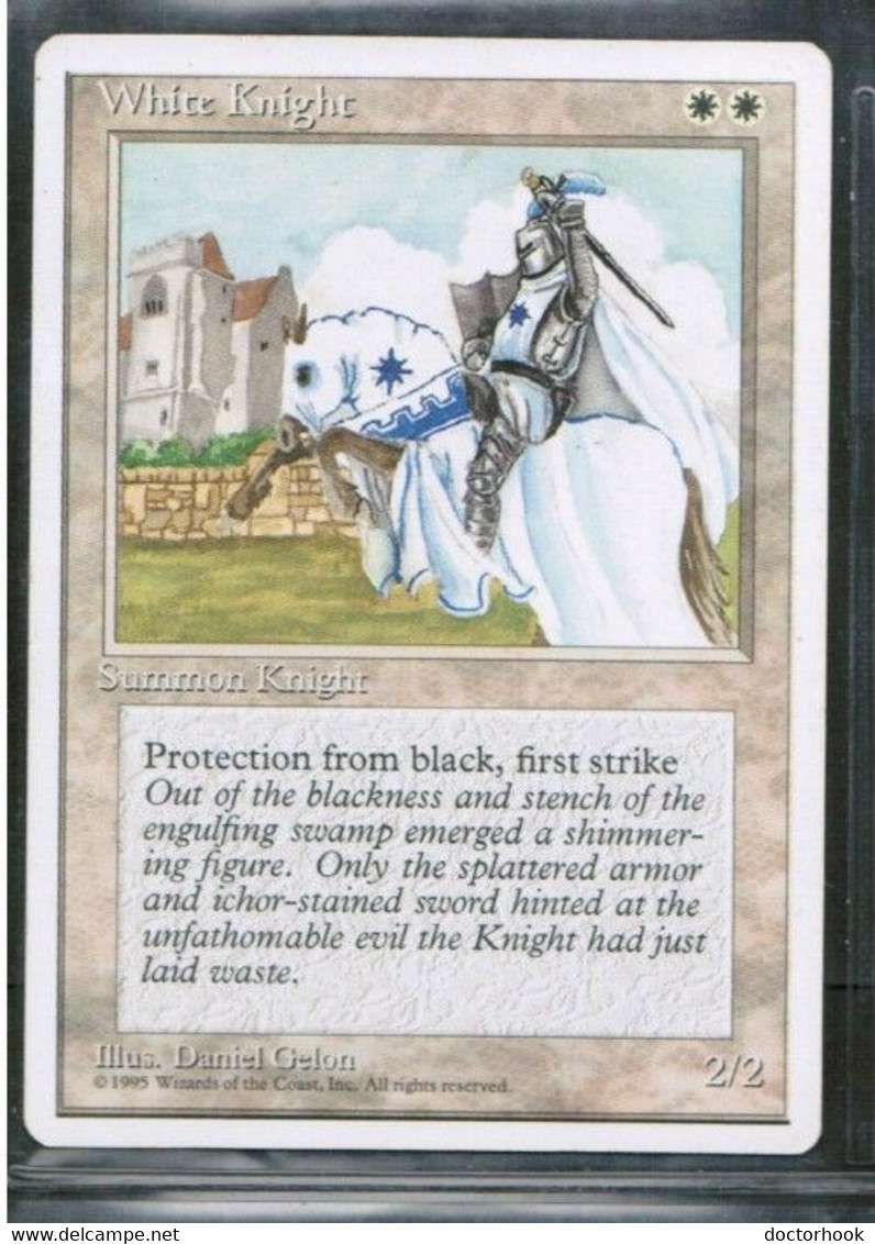 MAGIC The GATHERING  "White Knight"---4th EDITION (MTG--149-4) - Autres & Non Classés