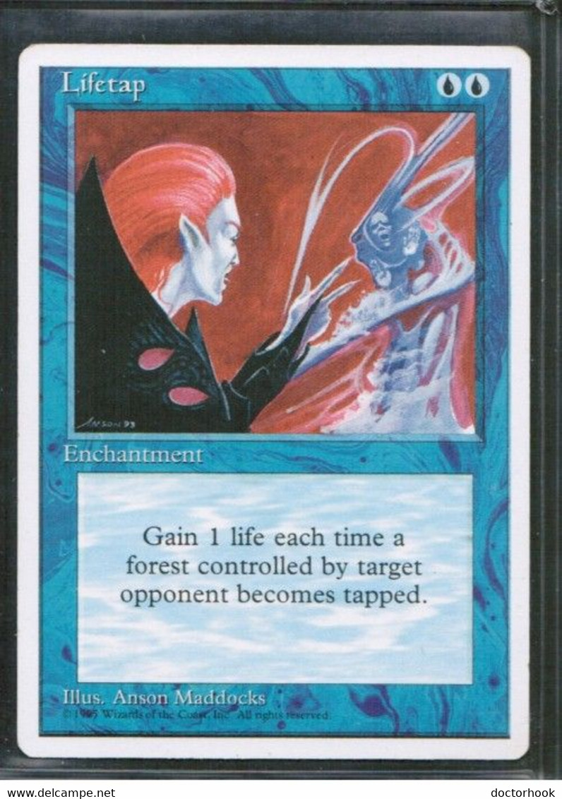 MAGIC The GATHERING  "Lifetap"---4th EDITION (MTG--149-9) - Andere & Zonder Classificatie