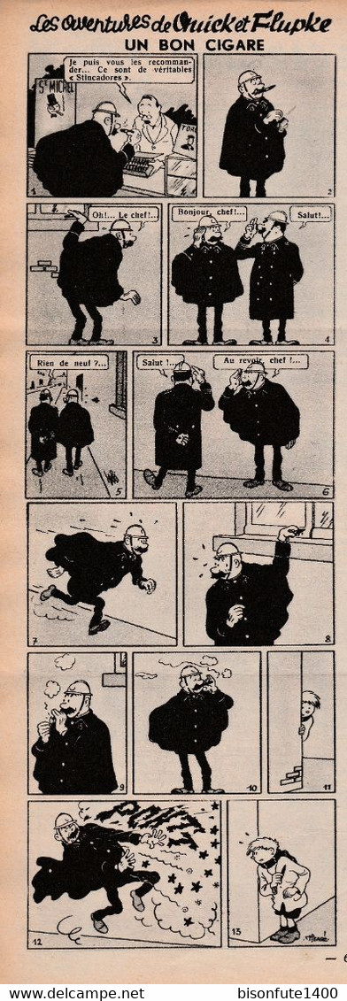 TINTIN - Hergé : Les Aventures De Quick Et Flupke En Noir Et Blanc Datant De 1948 Et Paru Dans Le Journal TINTIN. - Quick Et Flupke